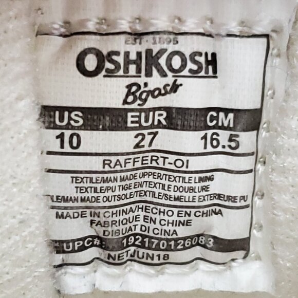 OshKosh B’gosh Duck Navy Blue/Brown Sneaker Boots Size 10 - Picture 12 of 12